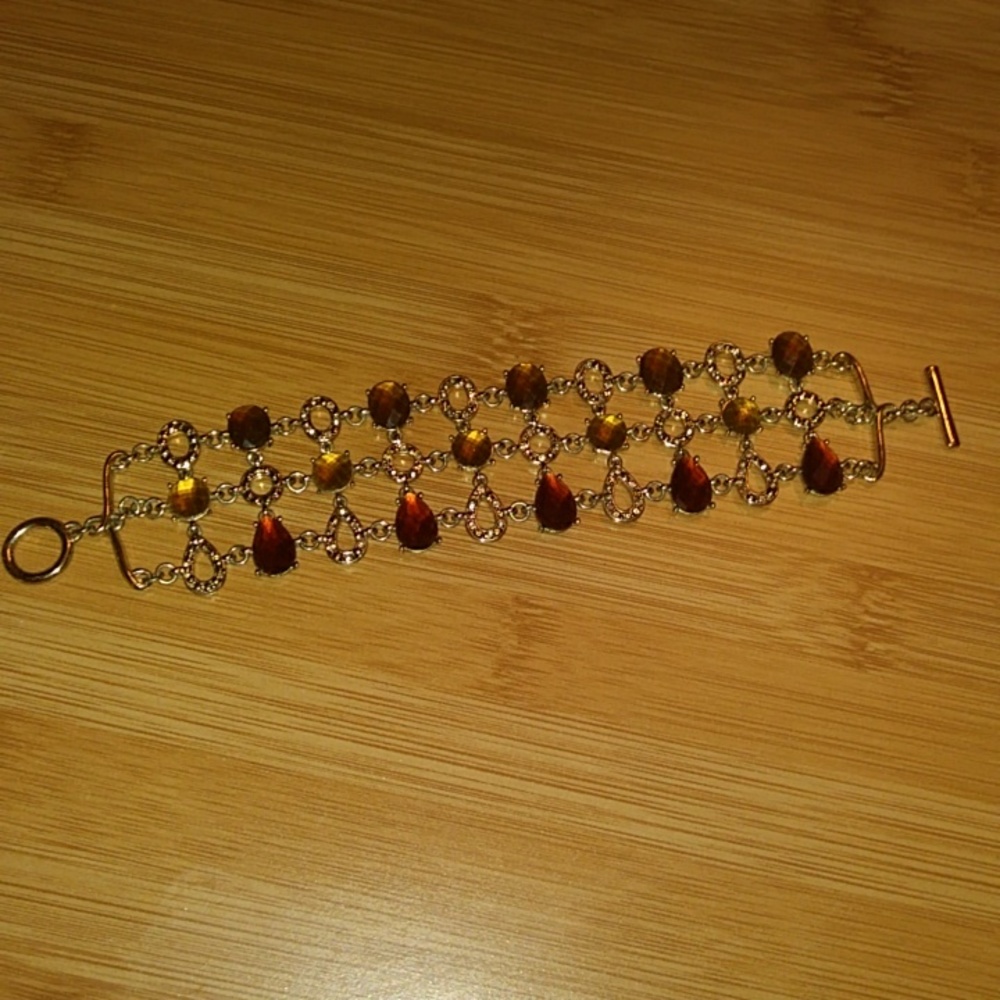 Triple strand bracelet